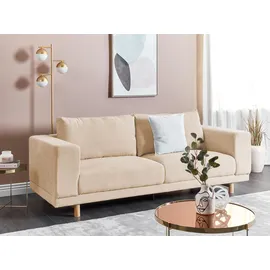 Beliani Sofa 3-Sitzer Nivala Cord Beige