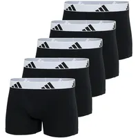 adidas Active Flex Cotton Boxershorts Schwarz / Weiß M 5er Pack