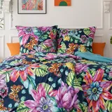 Estella Bettwäsche Amarina indigo 135x200 cm + 80x80 cm