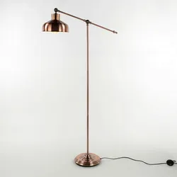 Licht-Erlebnisse Vintage Stehleuchte in kupfer antik