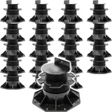 XPOtool Set 20x Stelzlager für Terrassen, 2700kg, 60-138mm, höhenverstellbare Stellfüße für Terrassendielen, Platten und Planken