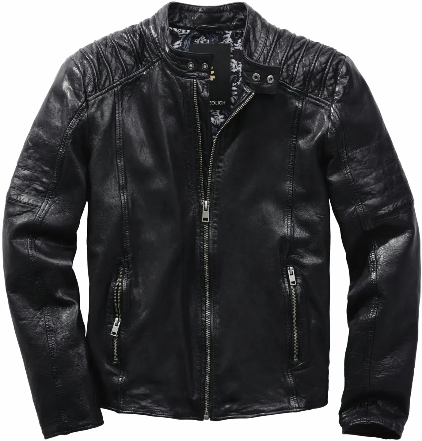 Regelbruch-Lederjacke - 52