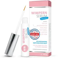 Medical Beauty Cosmetics Wimpernserum Sensitiv Vegan 10 ml - Lash Serum mit Hyaluron, Kollagen und Peptiden, klinisch & dermatologisch getestet, empfindliche Haut