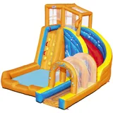 BESTWAY H2OGO! Hurricane Wasserpark mit Dauergebläse 420 x 320 x 260 cm