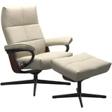 Stressless Sessel | David Cross Base Batick Cream Matt Schwarz Braun