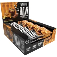 Warrior Raw Protein Flapjacks Schokolade Erdnuss Riegel 12 x 75 g