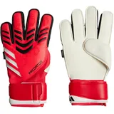 adidas Predator Match Fingersave Torwarthandschuhe Pure Ruby/Lucid Red/Black 11-