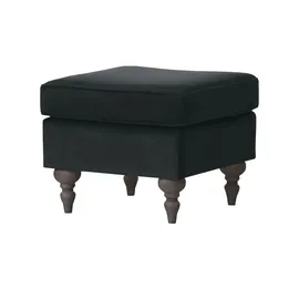 Sofa.de Hocker Cozy 55 x 44 x 55 cm Schwarz