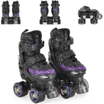Byox Rollschuhe Sparkle, PU-Räder, verschiedene Größen, ABEC-5-Lager, PU-Bremse S 30-33