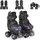 Byox Rollschuhe Sparkle, PU-Räder, verschiedene Größen, ABEC-5-Lager, PU-Bremse S 30-33