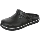 SECHRITE Herren Clogs Männer Pantoletten Hausschuhe Leicht Eva Freizeitclogs Schwarz 47 EU - 47 EU