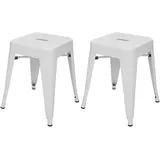 Mendler HWC-A73 Hocker 2er-Set 0 x 0 x 0 cm weiß