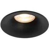 QAZQA - Moderner Einbaustrahler Schwarz GU10 50mm - Gijs