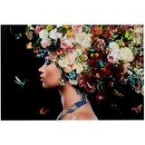 Kare Glasbild, Bunch of Flowers 150x100cm