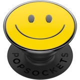 PopSockets PopGrip - Ausziehbarer Sockel und Griff mit einem Austauschbarem Top für Smartphones und Tablets - Enamel Be Happy