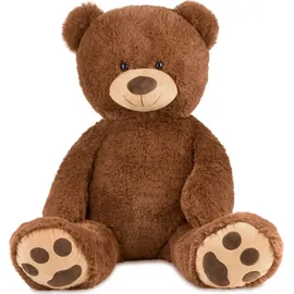 Brubaker XXL Teddybär 100 cm mit Love Herz Stofftier Plüschtier Kuscheltier