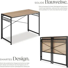 Tectake Schreibtisch Paterson Eiche