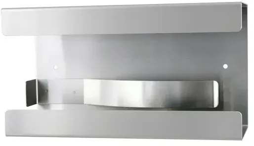 All Care MediQo-line Handschuhspender Aluminium für 1x Standard Handschuhbox, Innenmaße H/B/T 135x250x96 mm