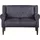 Home Affaire Küchensofa HOME AFFAIRE "Moro", grau (anthrazit), B:142cm H:99cm T:73cm, Microfaser in Antiklederoptik (100% Polyester), Sofas, in verschiedenen Stoffen und Farben