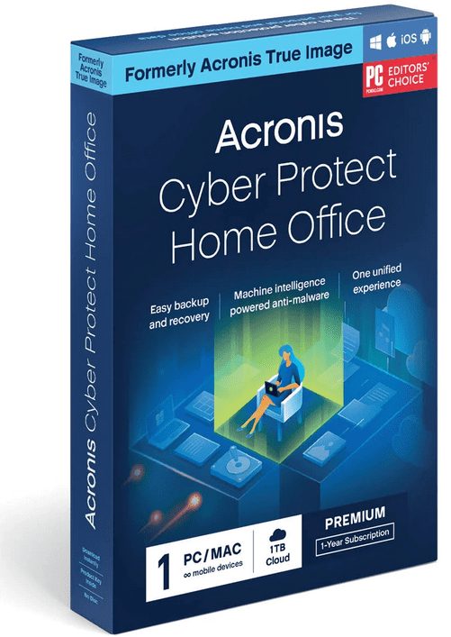 Acronis Cyber Protect Home Office Premium, 1 TB Cloud Storage