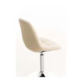 CLP Esszimmerstuhl Stuhl Emil Kunstleder creme