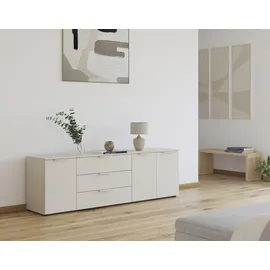 Rauch Kombikommode FLIPP 200 x 61 x 42 cm Beige