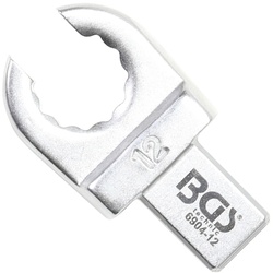 BGS 6904-12 Einsteck-Ringschlüssel offen 12mm für Aufnahme 9 x 12mm