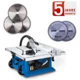 SCHEPPACH Tischkreissäge HS105 Profi Gerät 2000W 75mm zusätzliche 4 Sägeblätter