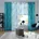 home Gardine DIMONA 2 St Schlaufen transparent Voile 2-er Set Voile Polyester Wellen weiß 140 cm x 175 cm