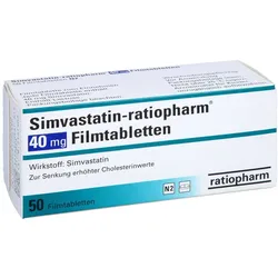 SIMVASTATIN-ratiopharm 40 mg Filmtabletten 50 St