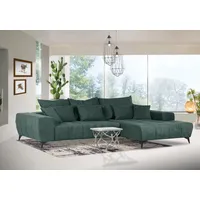 GUTMANN FACTORY Eckcouch Polyester 3-Sitzer Grün