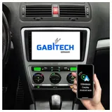 GABITECH 9 Zoll Android Autoradio Navi für Skoda Octavia und Yeti BT Carplay Einbau-Navigationsgerät (Drahtloses Carplay & AndroidAuto,3D Navi, 4GB RAM; 64GB ROM,WiFi,DAB) schwarz