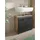 inn.furn Waschbeckenunterschrank, Eiche, Schwarz, Kunststoff, Nachbildung,Eiche, Uni, 1 Fächer, Rechteckig, 60x54x30 cm, FSC Mix, Badezimmer, Badezimmerschränke, Waschbeckenunterschränke