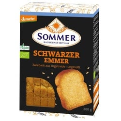 Sommer Schwarzer Emmer Zwieback ungesüßt  demeter