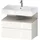 Duravit Waschtischunterbau 1 Auszug und 1 Schublade 79,0 x 47,0 x 59,0 cm Weiß Hochglanz