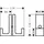 Hansgrohe Axor Universal Rectangular Duschtürgriff 42639800 stainless steel optic