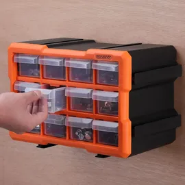 monzana MONZANA® Kleinteilemagazin Sortimentskasten erweiterbar 24 Fächer Sortierbox für Kleinteile Aufbewahrungsbox Werkstatt