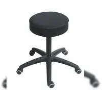 Proregal Drehhocker Indianapolis Kunstleder Ø 53 cm Schwarz