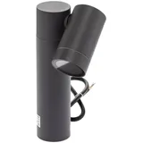 PRIOS Erdspießstrahler Aluminium 10,6 cm x 11,3 cm x 40 cm 1er Set schwarz
