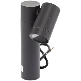 PRIOS Erdspießstrahler Aluminium 10,6 cm x 11,3 cm x 40 cm 1er Set schwarz