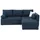 Home Affaire Ecksofa HOME AFFAIRE "Italia L-Form", blau, B:217cm H:80cm T:182cm, Struktur fein (100% Polyester);Microfaser PRIMABELLE(100% Polyester);Samtoptik (100% Polyester), Sofas, Ecksofa, mit Bettfunktion und Bettkasten, Federkern-Polsterung
