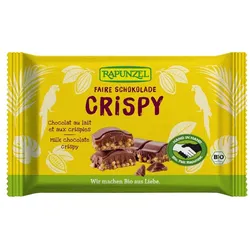 Rapunzel Vollmilch Schokolade Crispy HIH