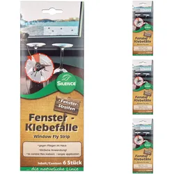Silberkraft Silence Fenster-Klebefalle 4x6 St