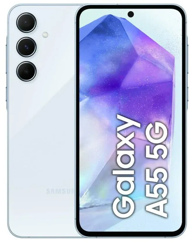 Smartphone Samsung Galaxy A55 Octa Core 8 GB RAM 256 GB Blau