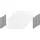 PEDDY SHIELD Doppelstabmattenzaun 20 m x 103 cm Grau/Stahl