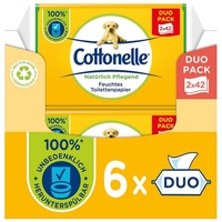 Cottonelle® Cottonelle Feuchtes Toilettenpapier Kamille & Aloe Vera Duo-Pack 6x84 St