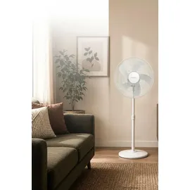 Opviq Kumtel Standventilator 40,5 cm Weiß