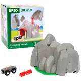 BRIO 63604400 - Tunnel mit Sprengfunktion