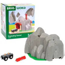BRIO 63604400 - Tunnel mit Sprengfunktion