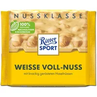 Ritter Sport Weisse Voll-Nuss Schokolade 100,0 g, 1 St.